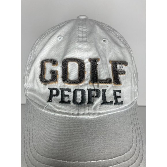 Golf People White Adjustable Hat - Picture 2 of 8